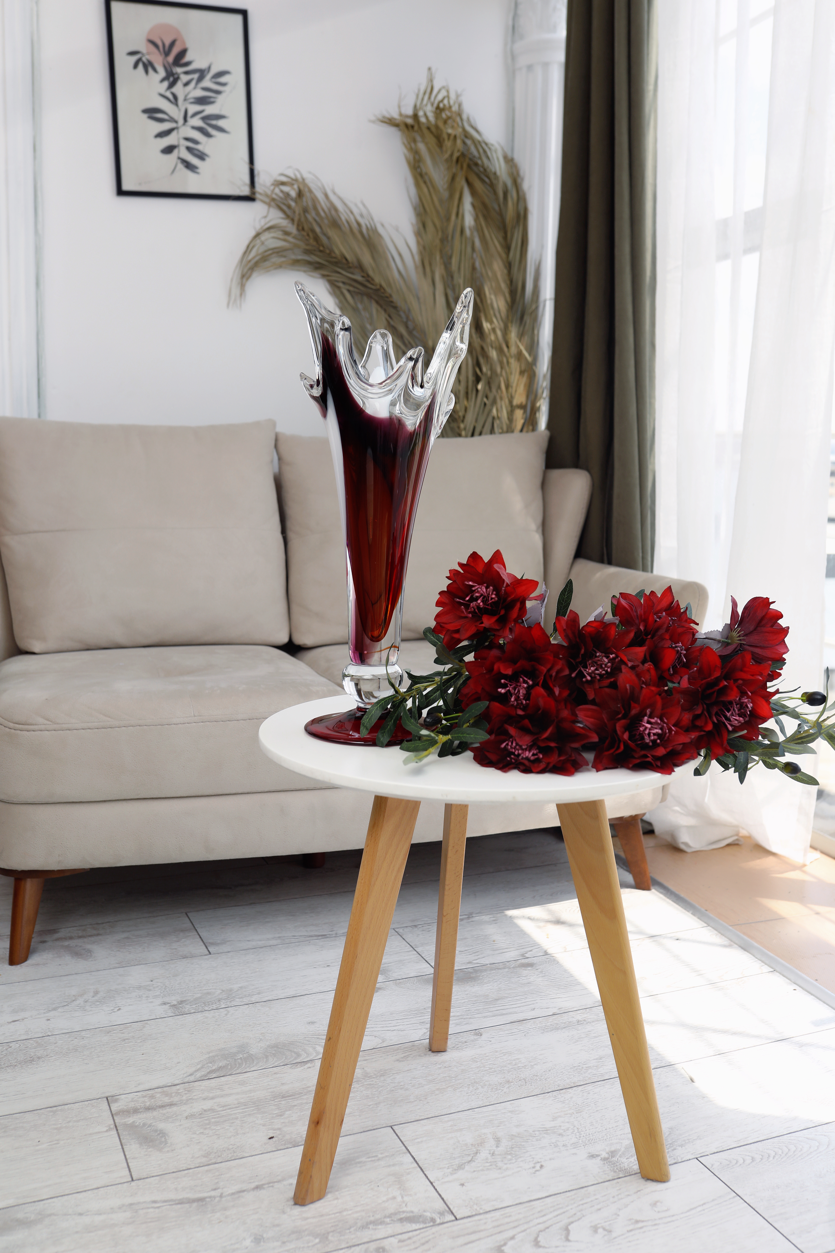 Vetreria Artistica Marte Dekorativ Vaza